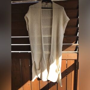 Free People knit long sweater vest
